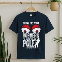 Vintage Funny Show Me Your Bobbers ILl Show You My Pole T-Shirt thumb 2