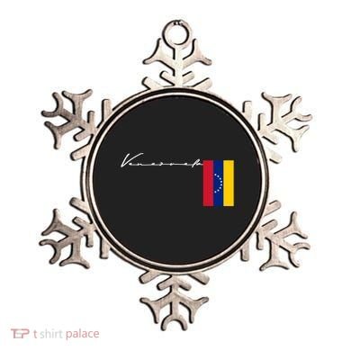 Venezuela Flag Signature Patriotic Pole Gift Ornament