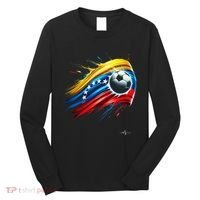 Venezuelan Flag Soccer Long Sleeve Shirt thumb 0