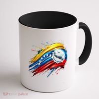 Venezuelan Flag Soccer Coffee Mug thumb 1