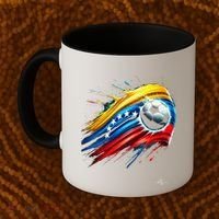 Venezuelan Flag Soccer Coffee Mug thumb 2