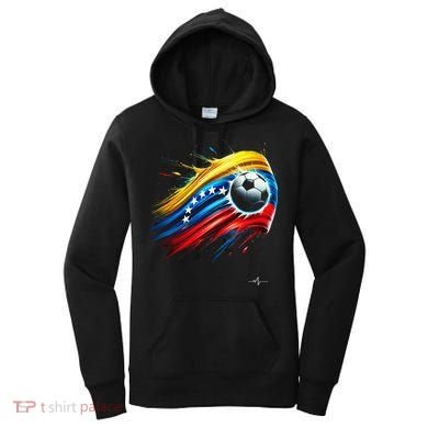 Venezuelan Flag Soccer Women's Hoodie