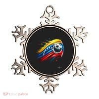 Venezuelan Flag Soccer Ornament thumb 0