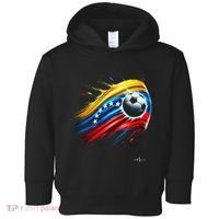 Venezuelan Flag Soccer Toddler Hoodie thumb 0