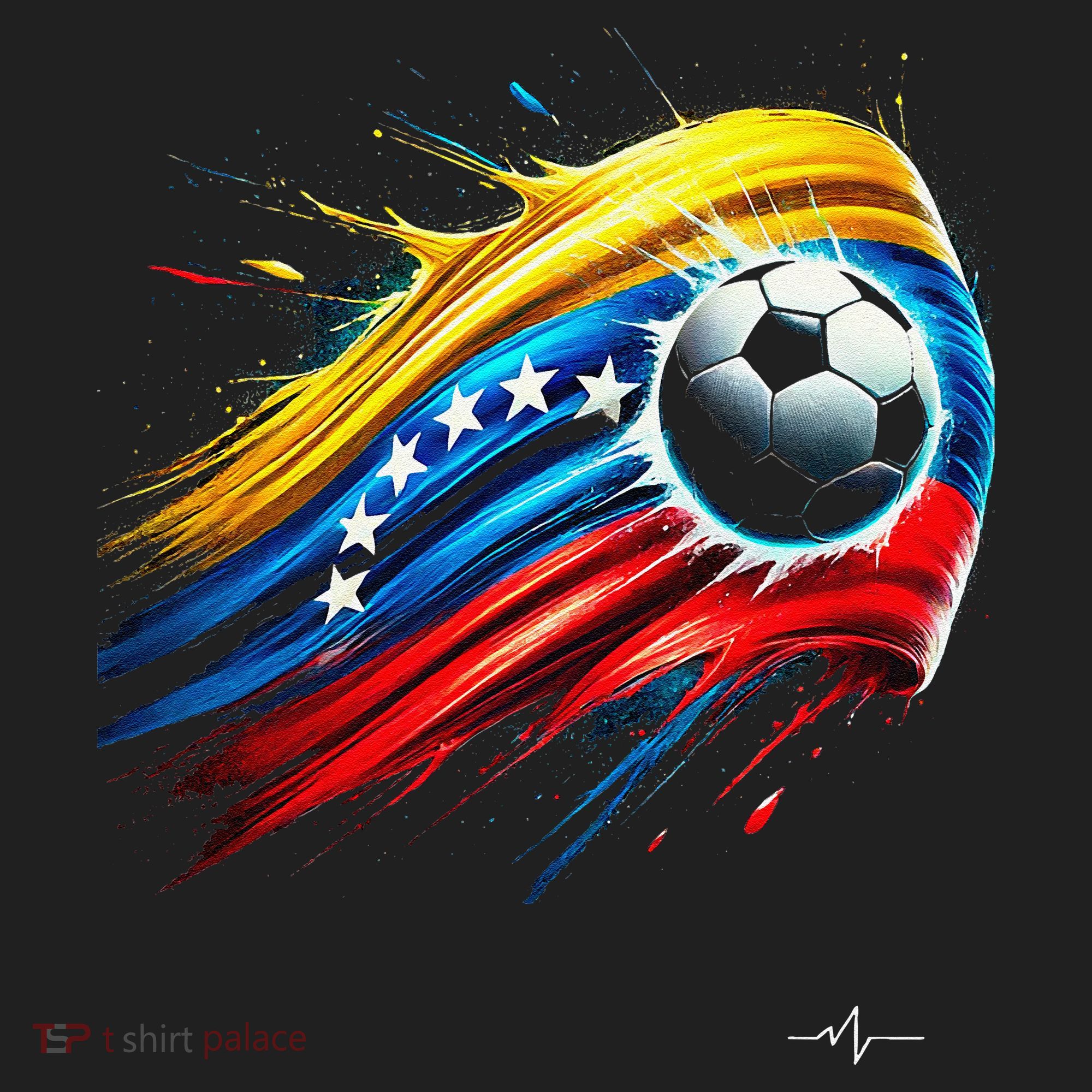 Venezuelan Flag Soccer Golf Towel
