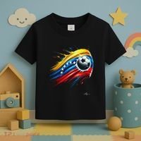 Venezuelan Flag Soccer Toddler T-Shirt thumb 3