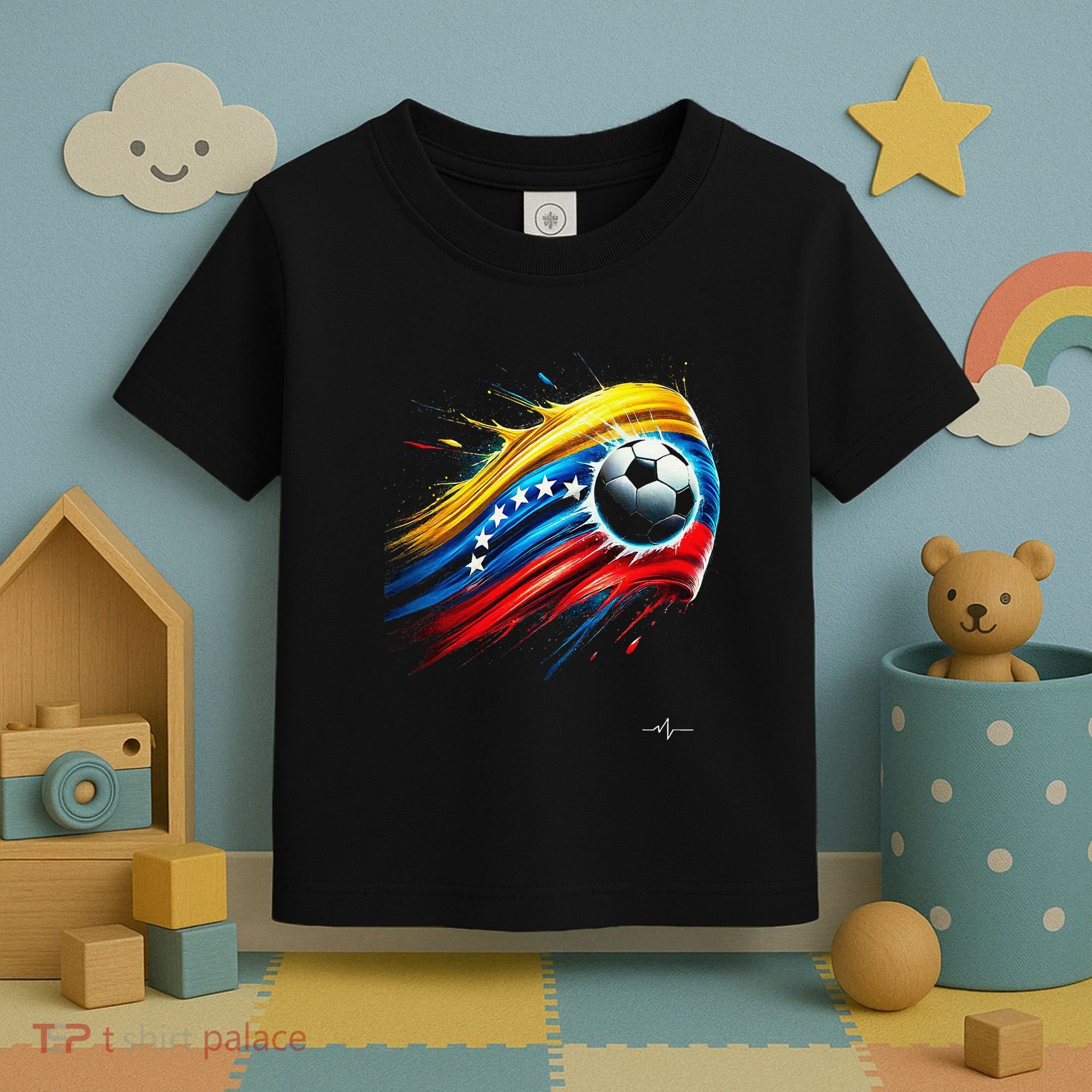 Venezuelan Flag Soccer Toddler T-Shirt