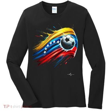 Venezuelan Flag Soccer Women's Long Sleeve Shirt