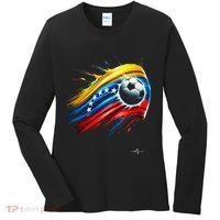 Venezuelan Flag Soccer Women's Long Sleeve Shirt thumb 0