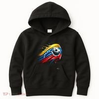 Venezuelan Flag Soccer Kids Hoodie thumb 0
