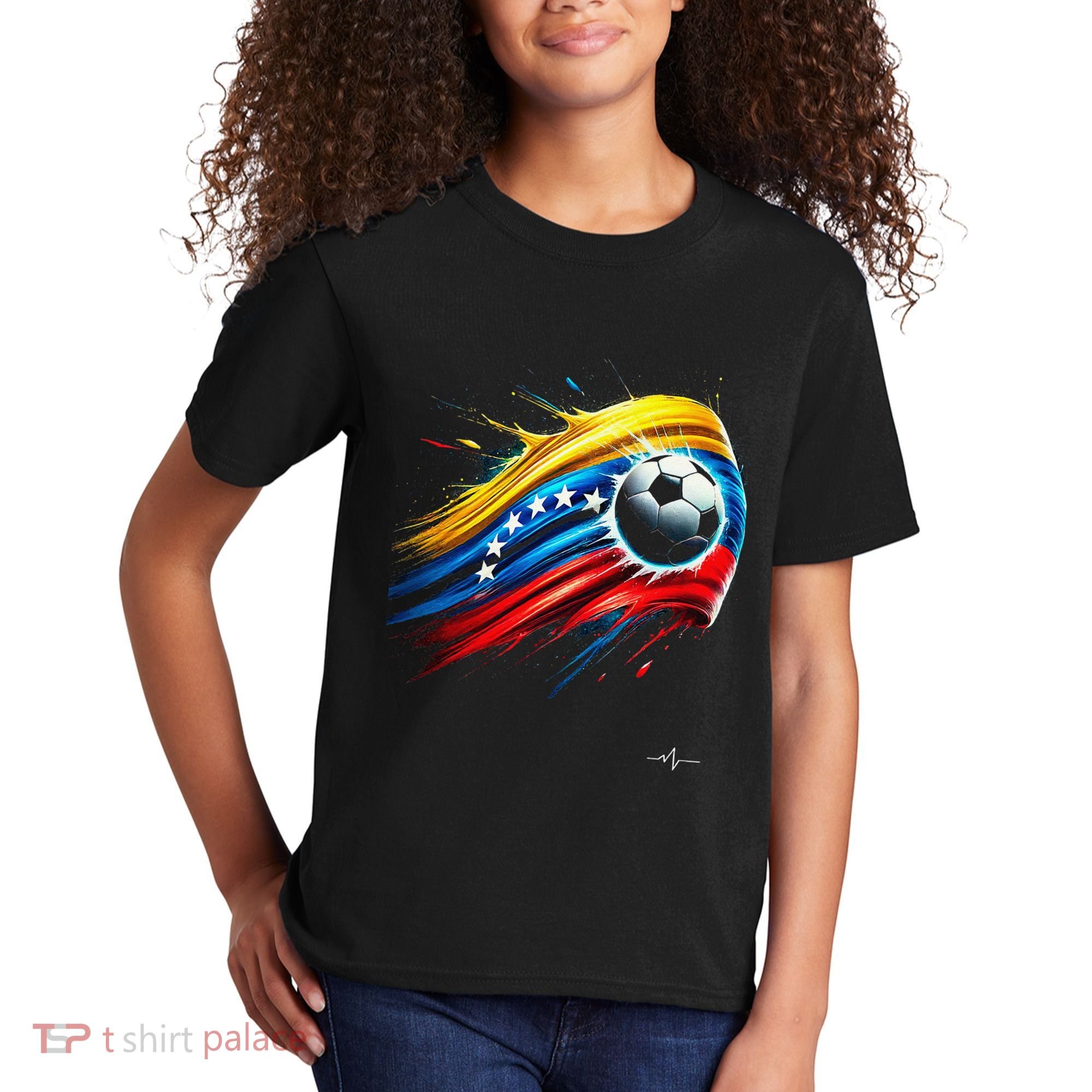 Venezuelan Flag Soccer Kids T-Shirt