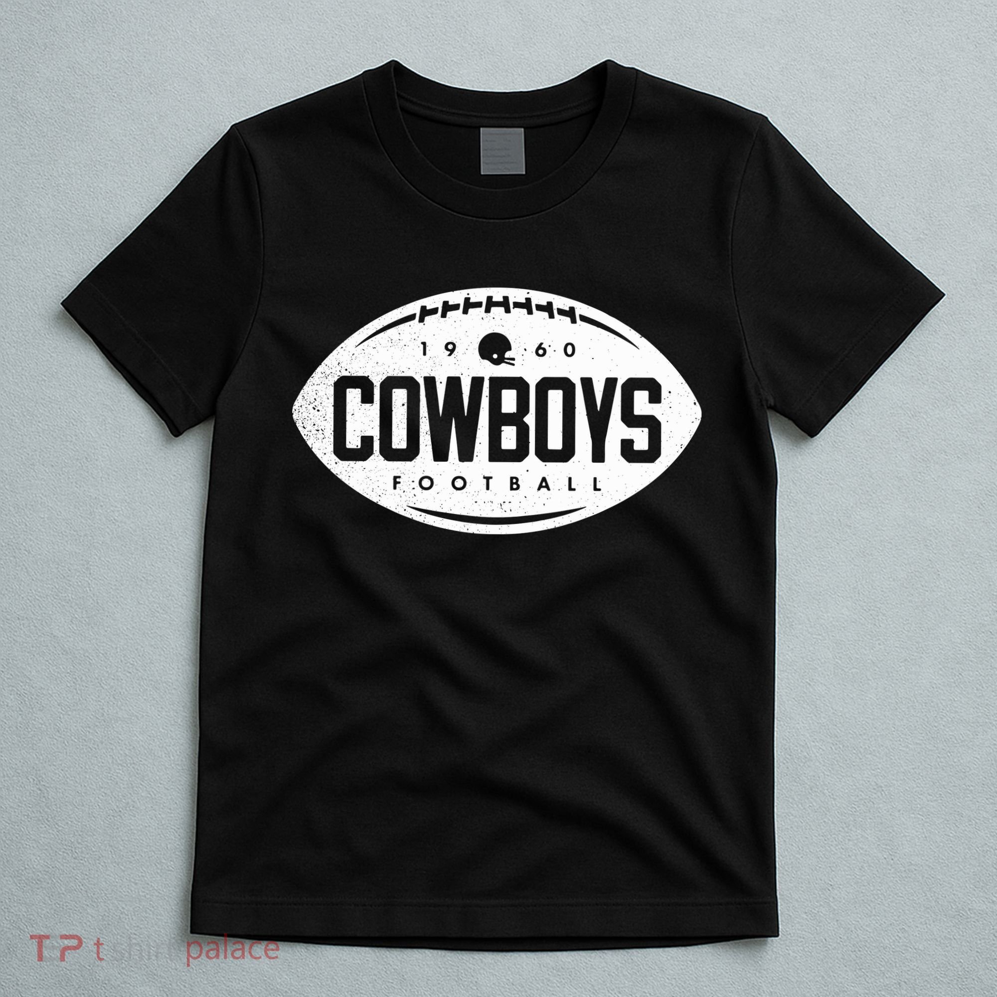 Vintage Football Shape Dallas T-Shirt
