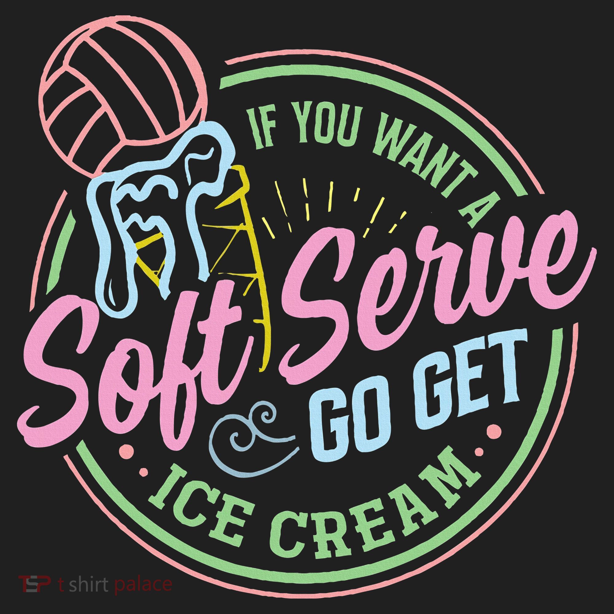 Volleyball Funny Soft Serve Saying Beanie
