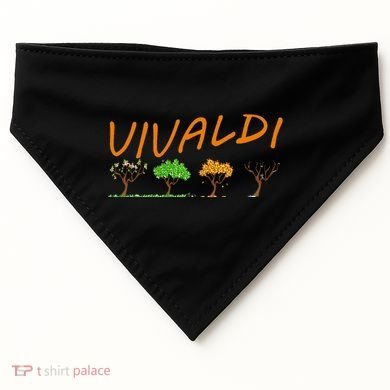 Vivaldi Four Seasons Classic Musical Gift USA-Made Doggie Bandana