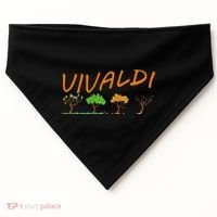 Vivaldi Four Seasons Classic Musical Gift USA-Made Doggie Bandana thumb 0