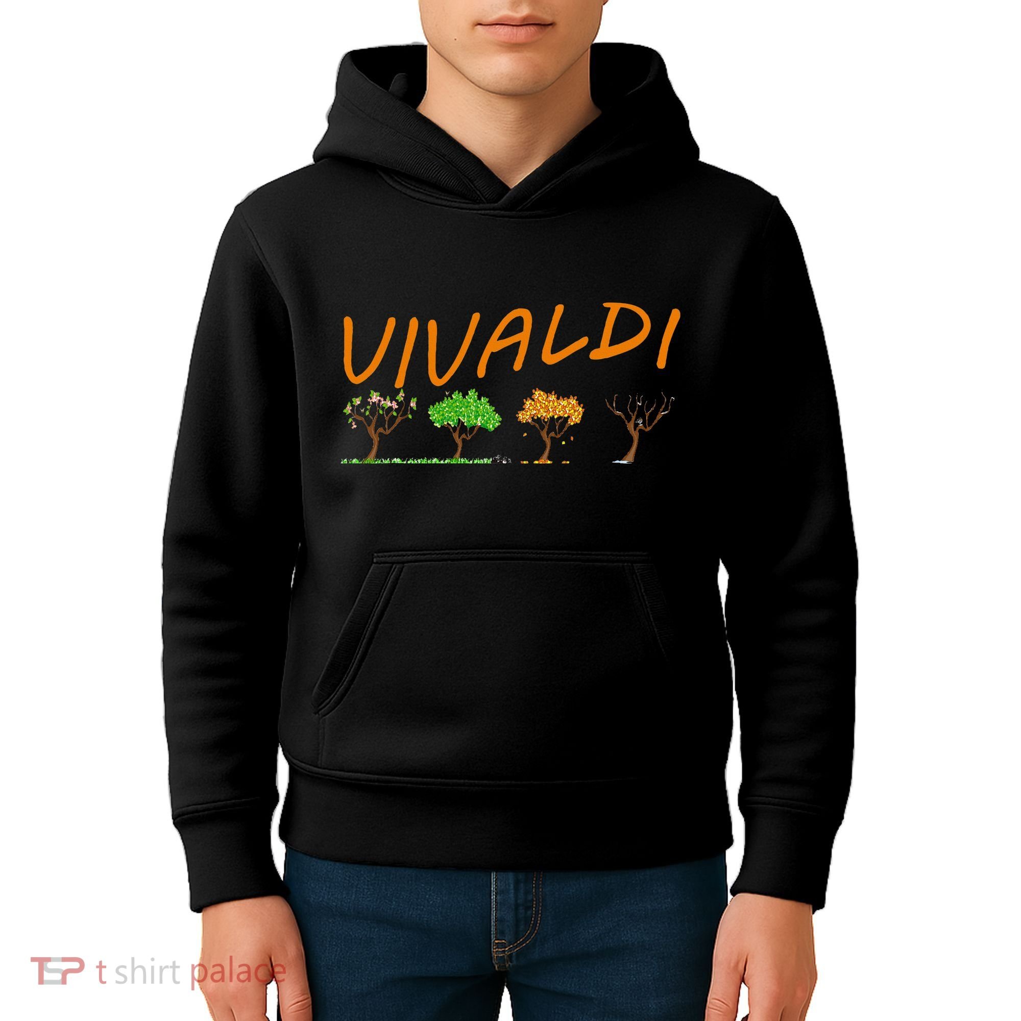 Vivaldi Four Seasons Classic Musical Gift Kids Hoodie