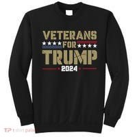 Veterans For Trump 2024 éLection 2024 Sweatshirt thumb 0