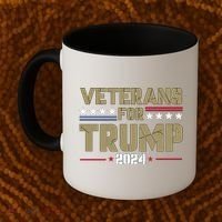 Veterans For Trump 2024 éLection 2024 Coffee Mug thumb 2