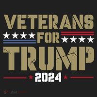 Veterans For Trump 2024 éLection 2024 Crop Fleece Hoodie thumb 2