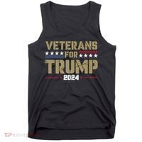 Veterans For Trump 2024 éLection 2024 Tank Top thumb 0