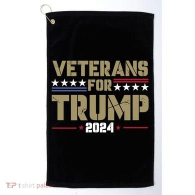 Veterans For Trump 2024 éLection 2024 Golf Towel