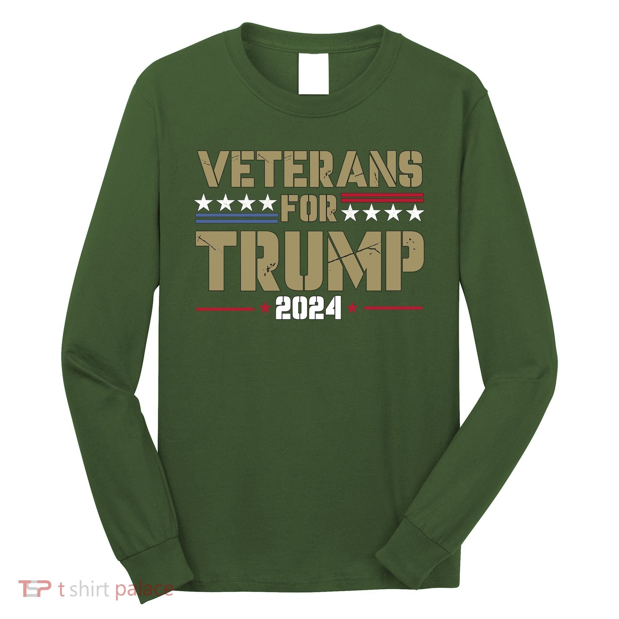 Veterans For Trump 2024 éLection 2024 Long Sleeve Shirt