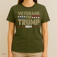 Veterans For Trump 2024 éLection 2024 T-Shirt thumb 4