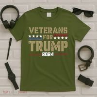 Veterans For Trump 2024 éLection 2024 T-Shirt thumb 5