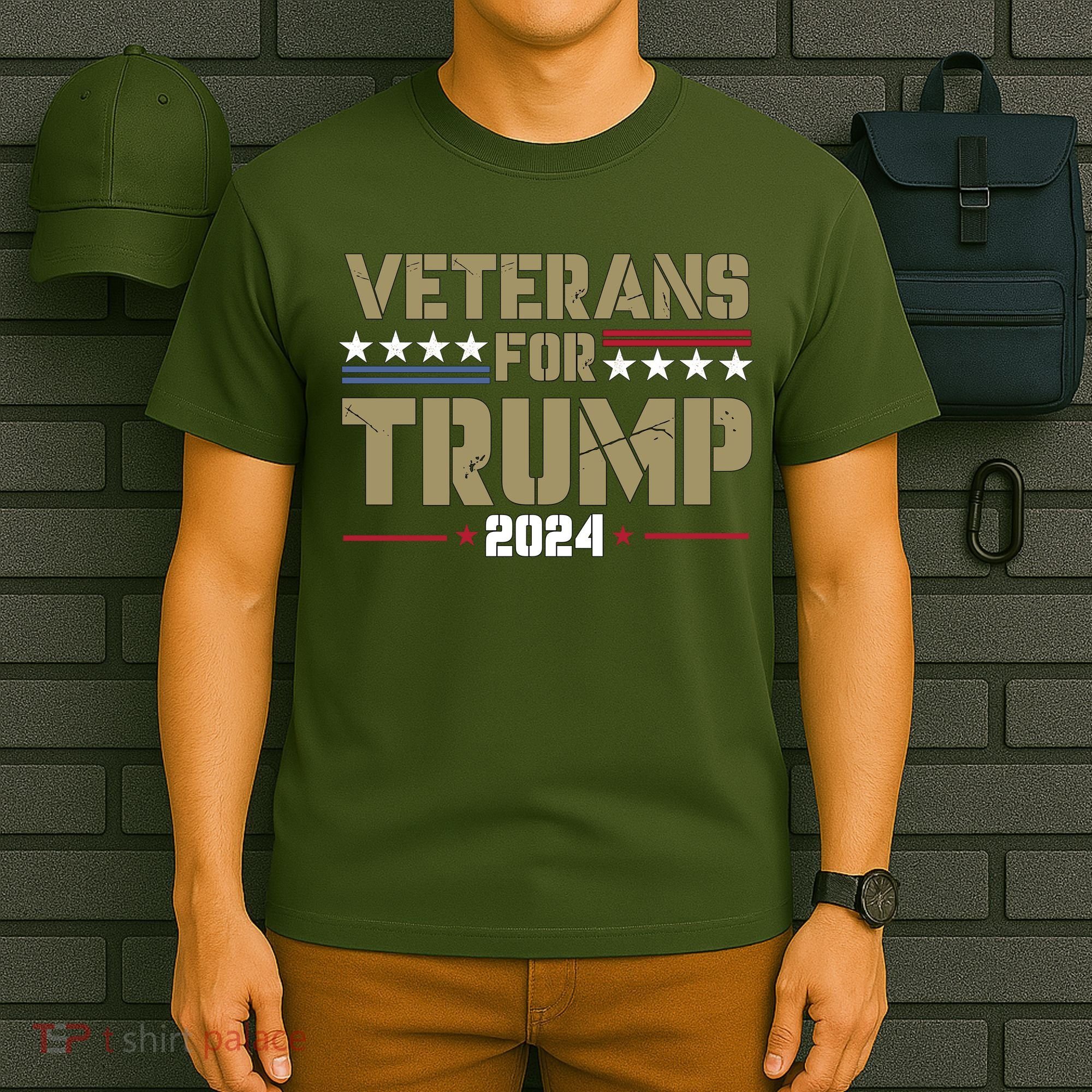 Veterans For Trump 2024 éLection 2024 T-Shirt