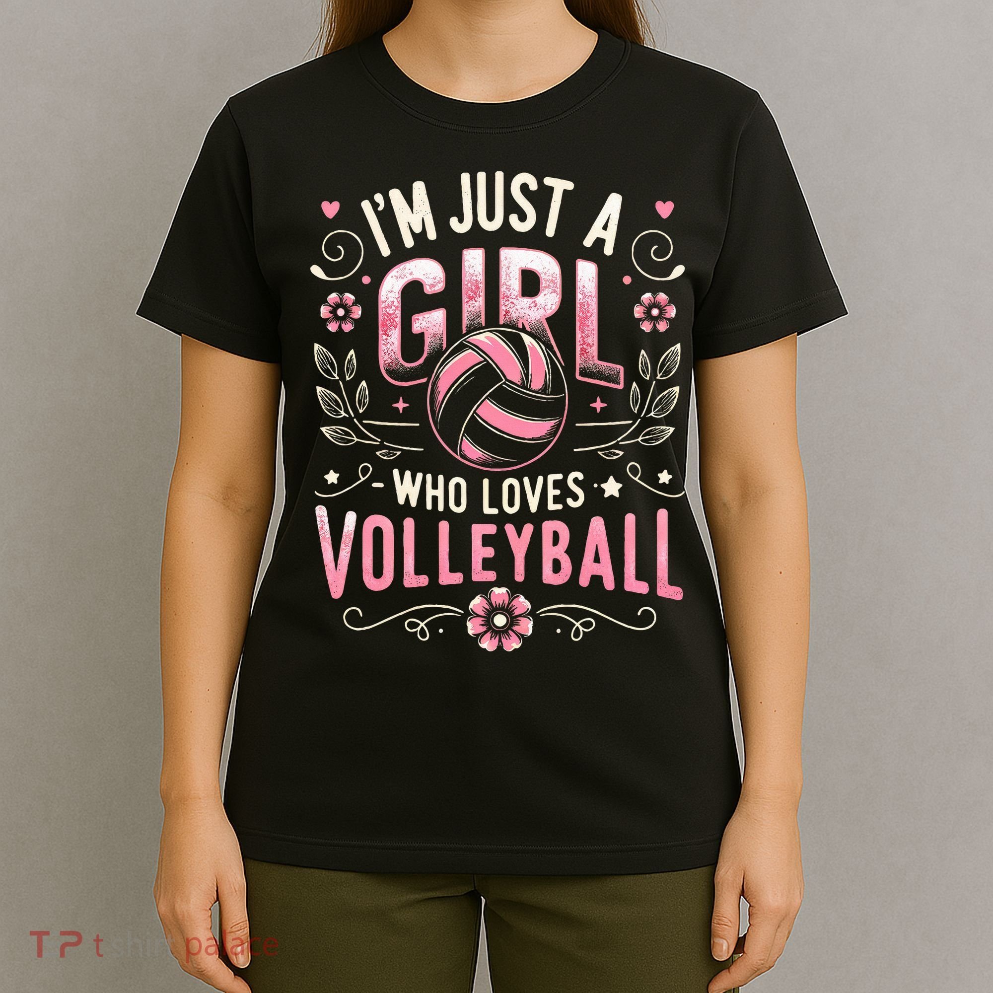 Volleyball For Teens Wo Girl Who Loves Volleyball  T-Shirt
