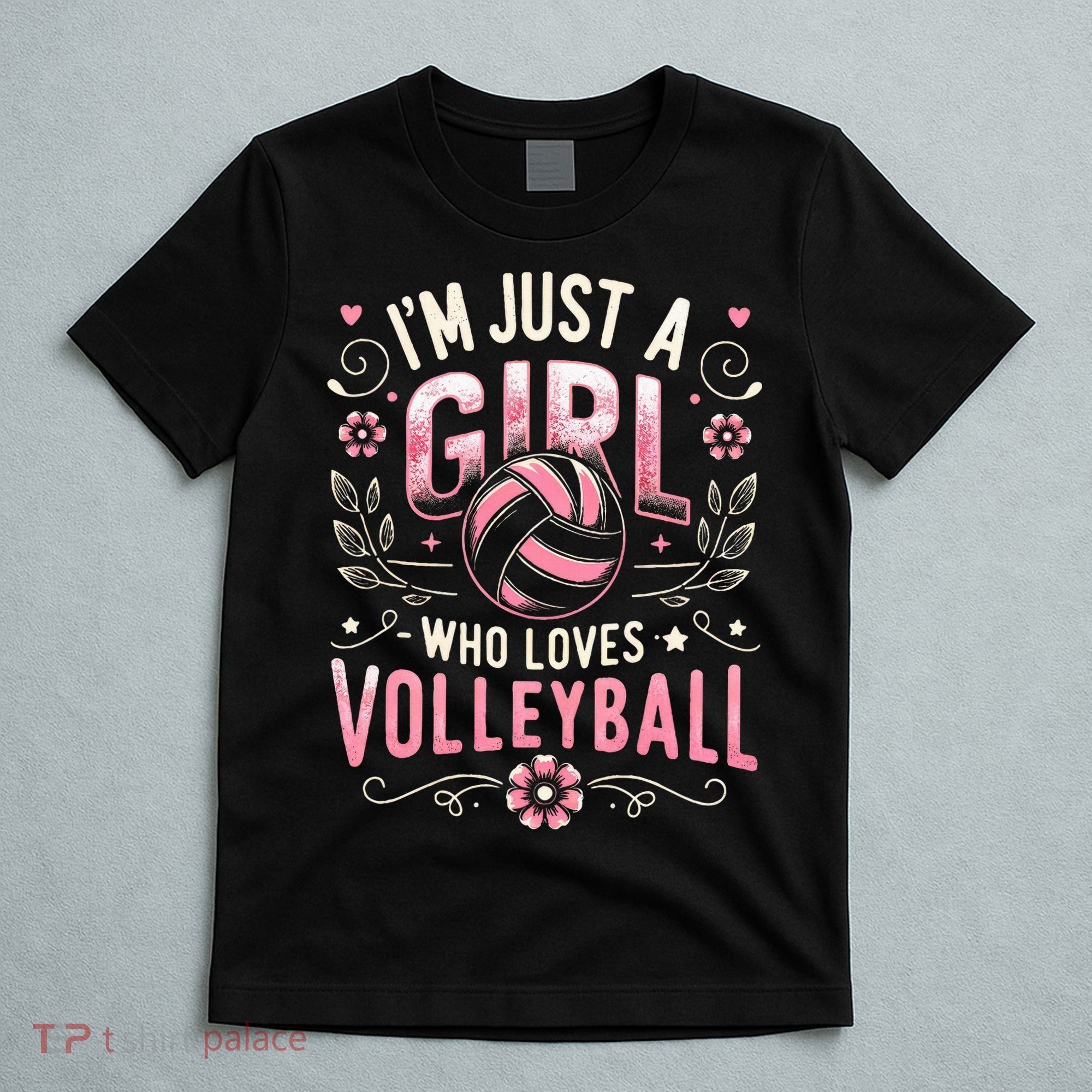 Volleyball For Teens Wo Girl Who Loves Volleyball  T-Shirt