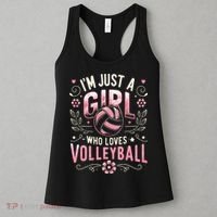 Volleyball For Teens Wo Girl Who Loves Volleyball  Women's Tank Top thumb 3