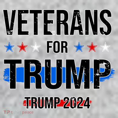 Veterans For Trump 2024 The Baniff Cuffed Pom Beanie