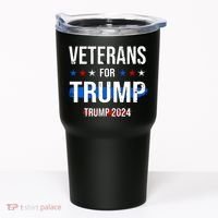 Veterans For Trump 2024 Tumbler thumb 0