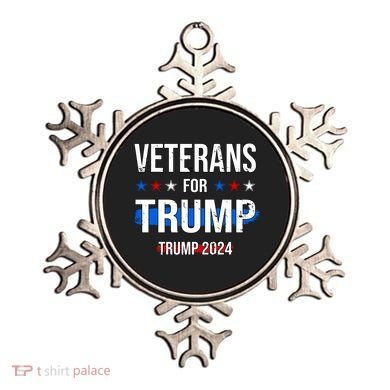Veterans For Trump 2024 Ornament