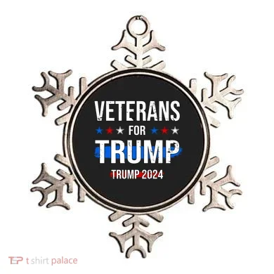 Veterans For Trump 2024 Ornament