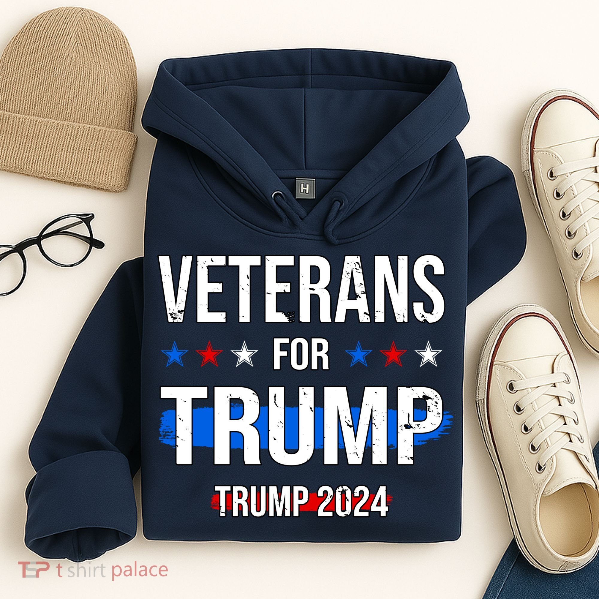 Veterans For Trump 2024 Hoodie