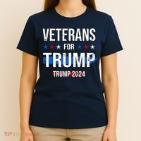 Veterans For Trump 2024 T-Shirt thumb 4