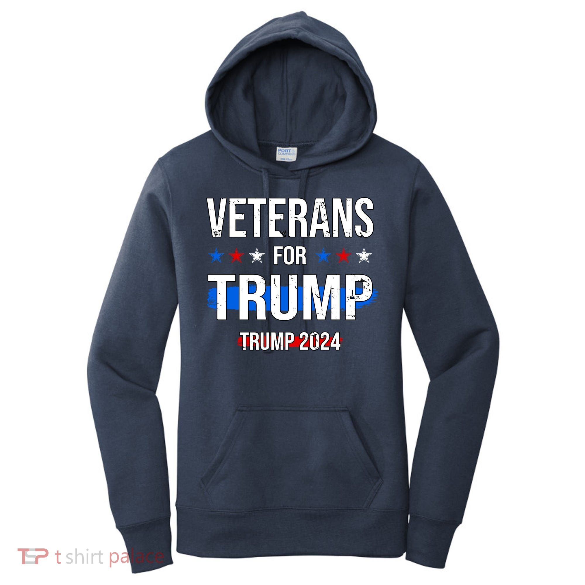 Veterans For Trump 2024 Women's Hoodie