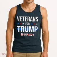 Veterans For Trump 2024 Tank Top thumb 3