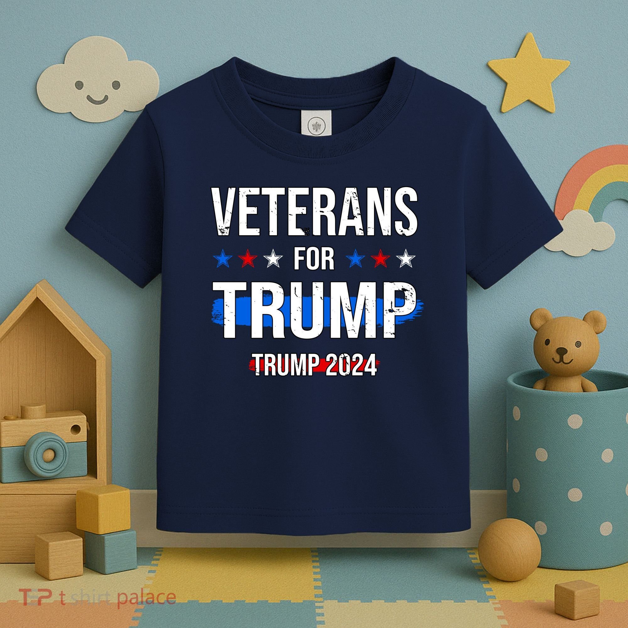 Veterans For Trump 2024 Toddler T-Shirt