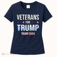 Veterans For Trump 2024 Women's T-Shirt thumb 0