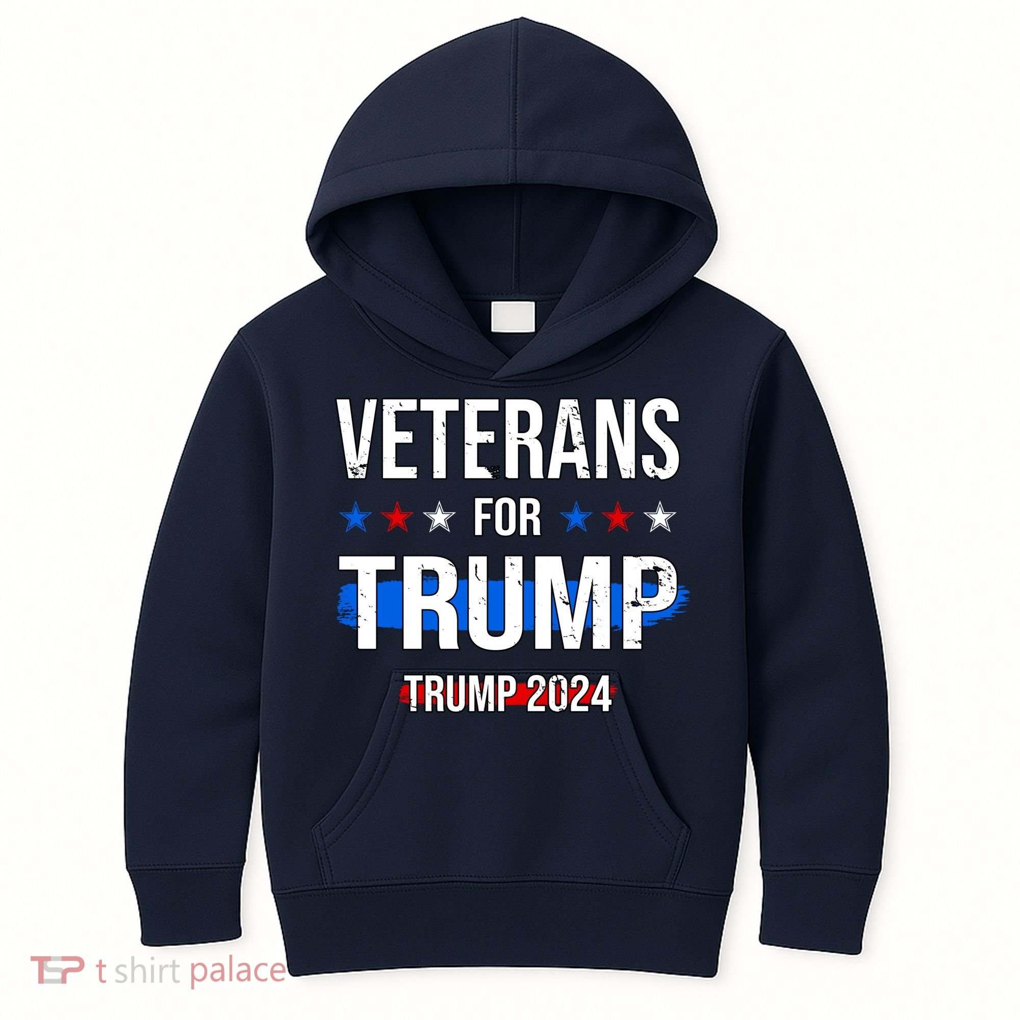 Veterans For Trump 2024 Kids Hoodie