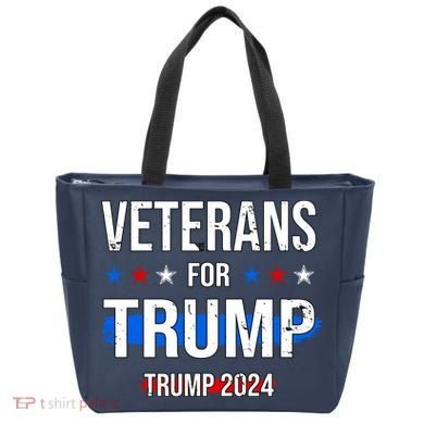 Veterans For Trump 2024 Tote Bag