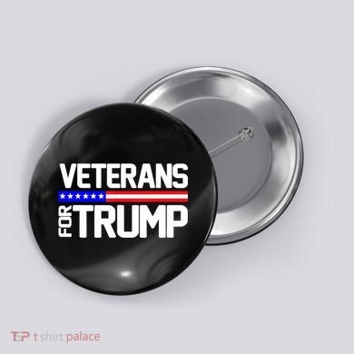 Veterans For Trump Button