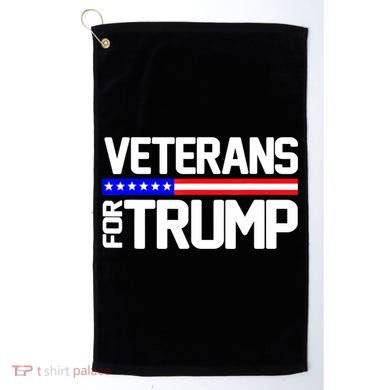 Veterans For Trump Golf Towel