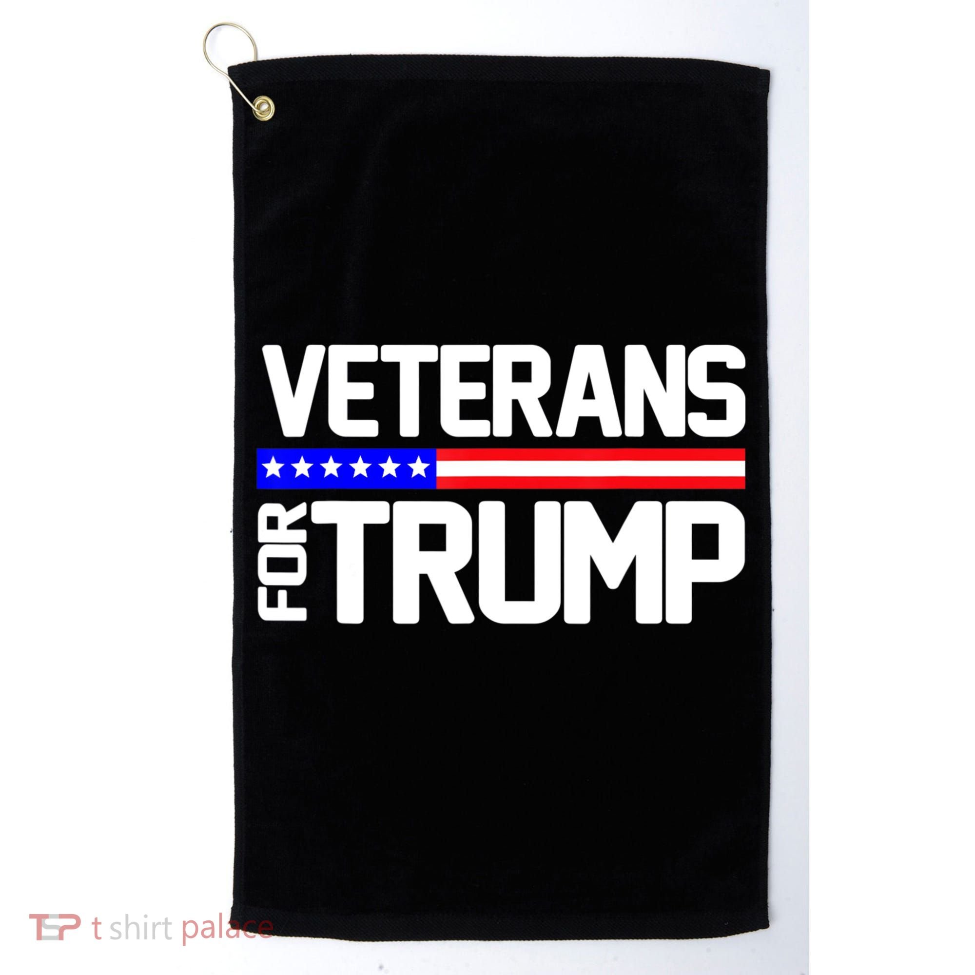 Veterans For Trump Golf Towel