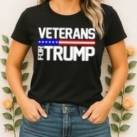 Veterans For Trump Women's T-Shirt thumb 2