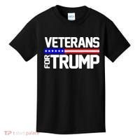 Veterans For Trump Kids T-Shirt thumb 0
