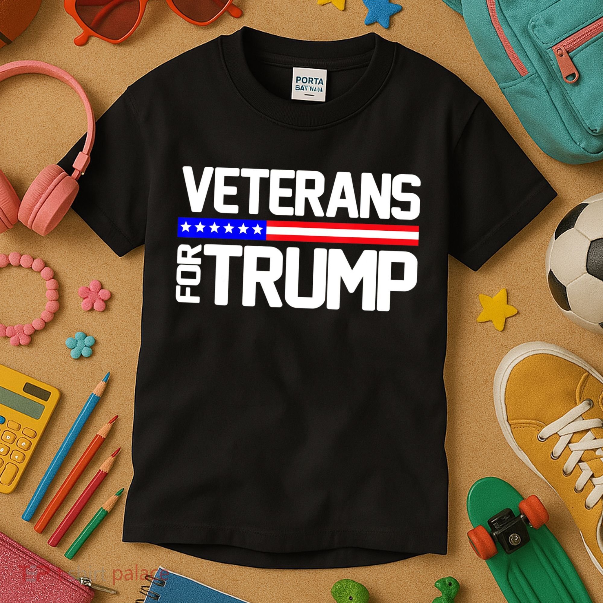 Veterans For Trump Kids T-Shirt